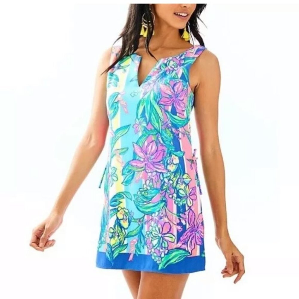 NWOT Lilly Pulitzer Donna Romper Easy Tiger